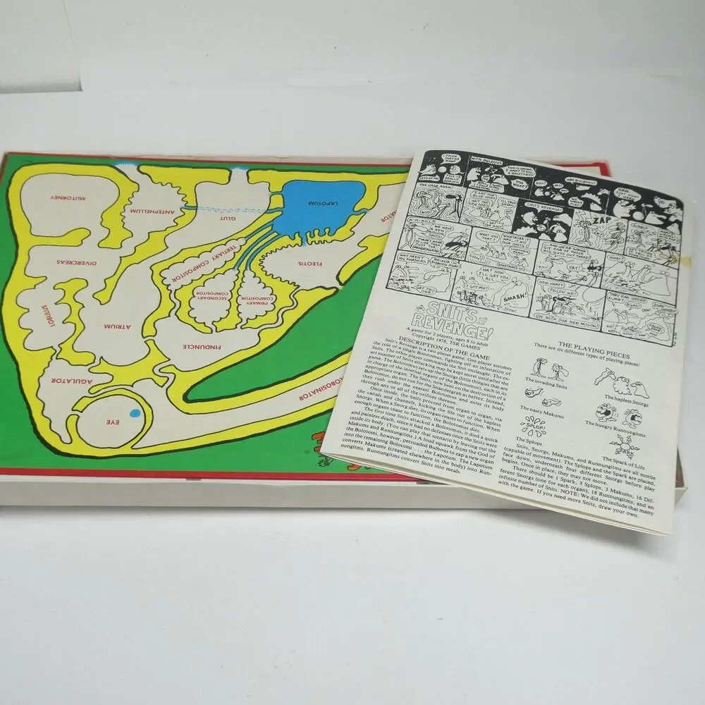 Snit’s Revenge TSR Board Game Vintage 1980 AS IS